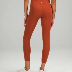 LULULEMON • Power Thru High-Rise Tight 25" Aztec Brick Size 6